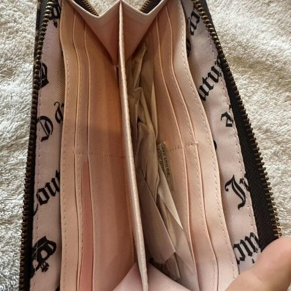 NWT Juicy Couture Leopard Romance Zip Around Wallet - Picture 3 of 3